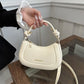 Trendy leather tote bag