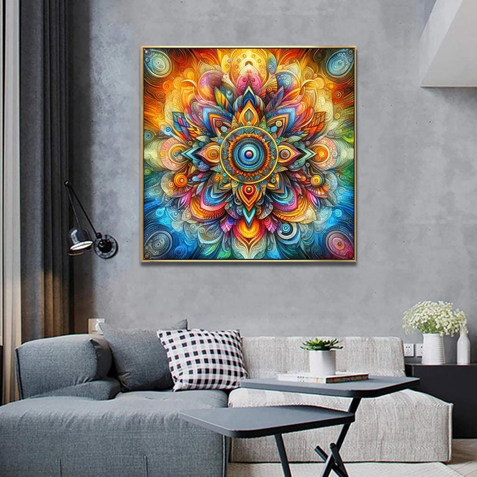 Diamant målning Mandala mönster