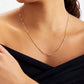 Chain with rings 14k gold