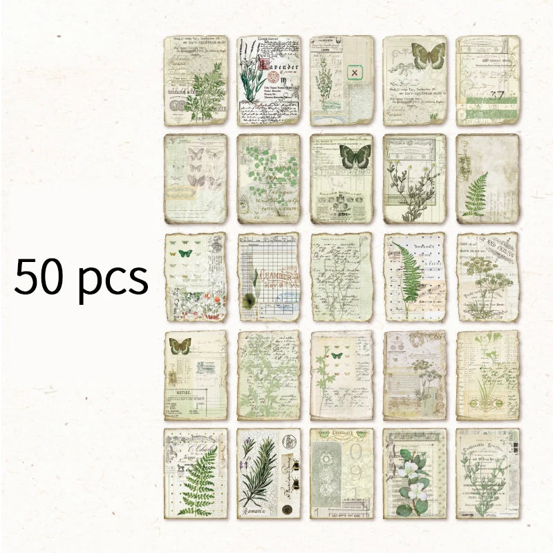 50st vintage scrapbooking papper