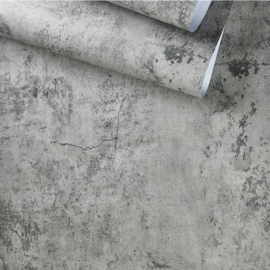 Självhäftande tapet cement textur