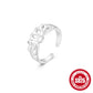 Tå ringar i äkta 925 sterling silver