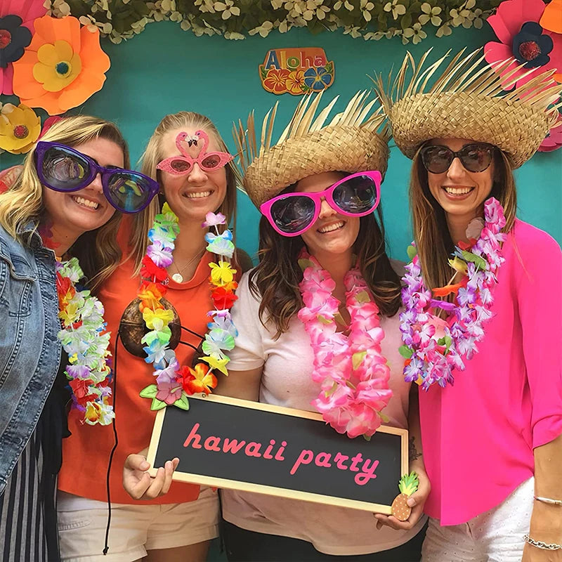 Party Hawaii tema blom-kransar