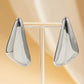 Fashion design earrings triangle shaped Gold/silver