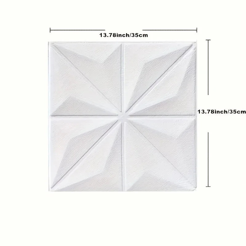 3D dekor plattor för väggar och tak