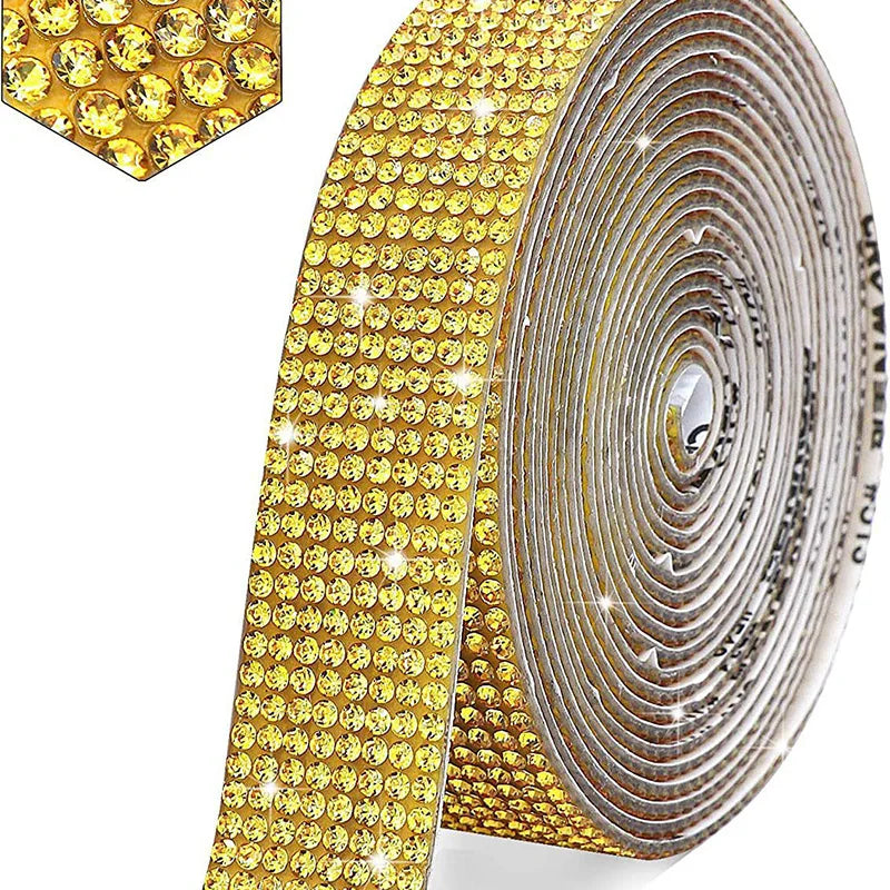 Strass tejp 18st olika färgval