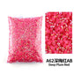 Strass stenar Resin olika Röd Rosa Nyanser