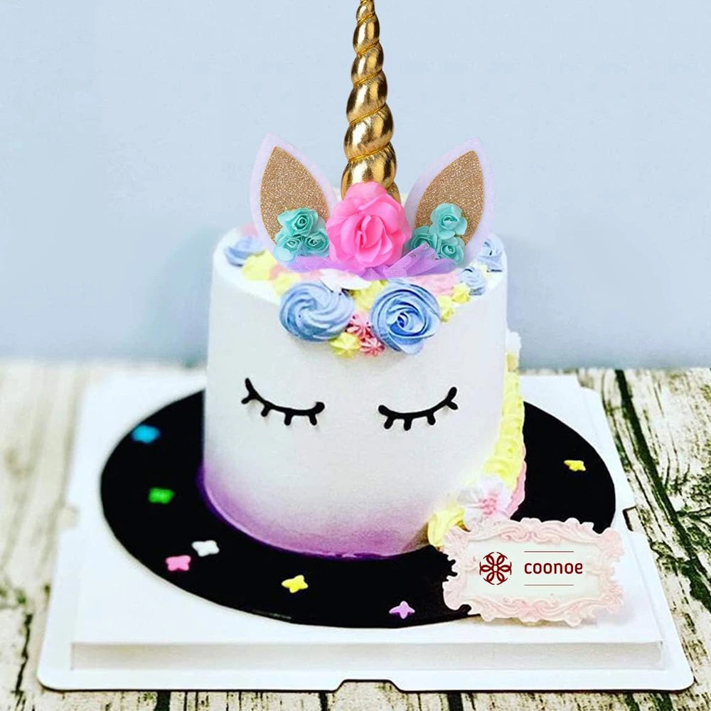 Dekoration tårta unicorn