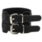Goth punk leather bracelet with rivets buckle in different colors