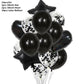 Ballong kit 14-pack metallic och paljett ballong