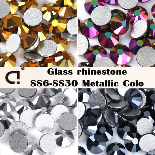 Strass stenar metallic färger