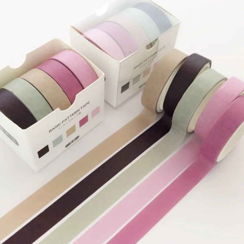 5-pack mönstrad scrapbooking tejp
