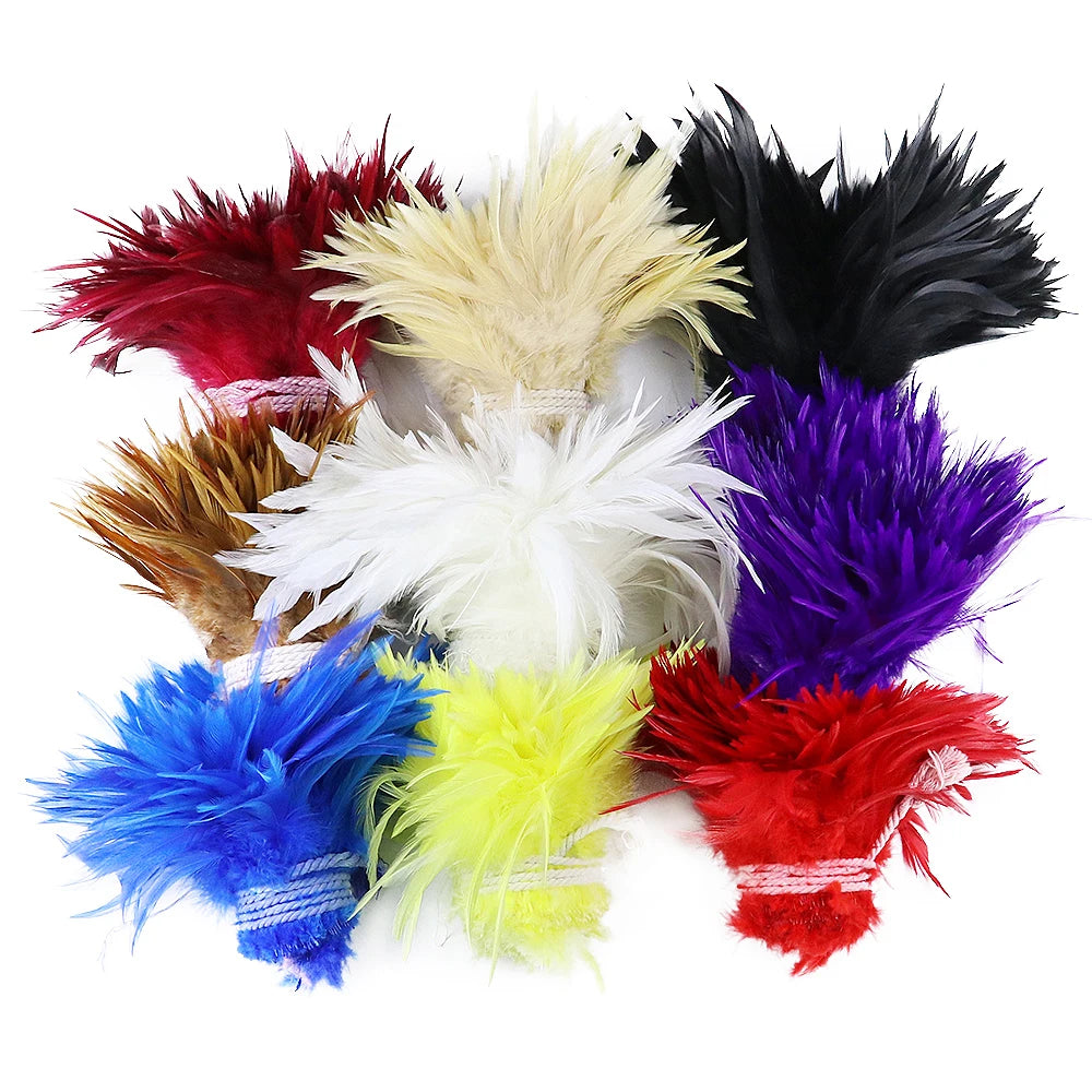 Large pack of chicken feathers