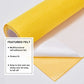 Self-adhesive fabric Felt Yellow