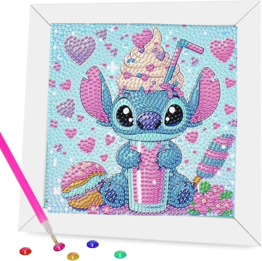 Diamant målning barn Disney Stitch