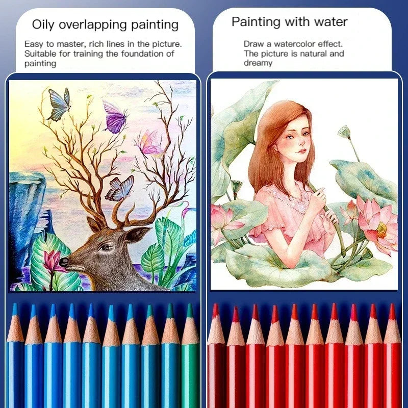 professional water/oil pencils pack of 48/72/120/150/200pcs