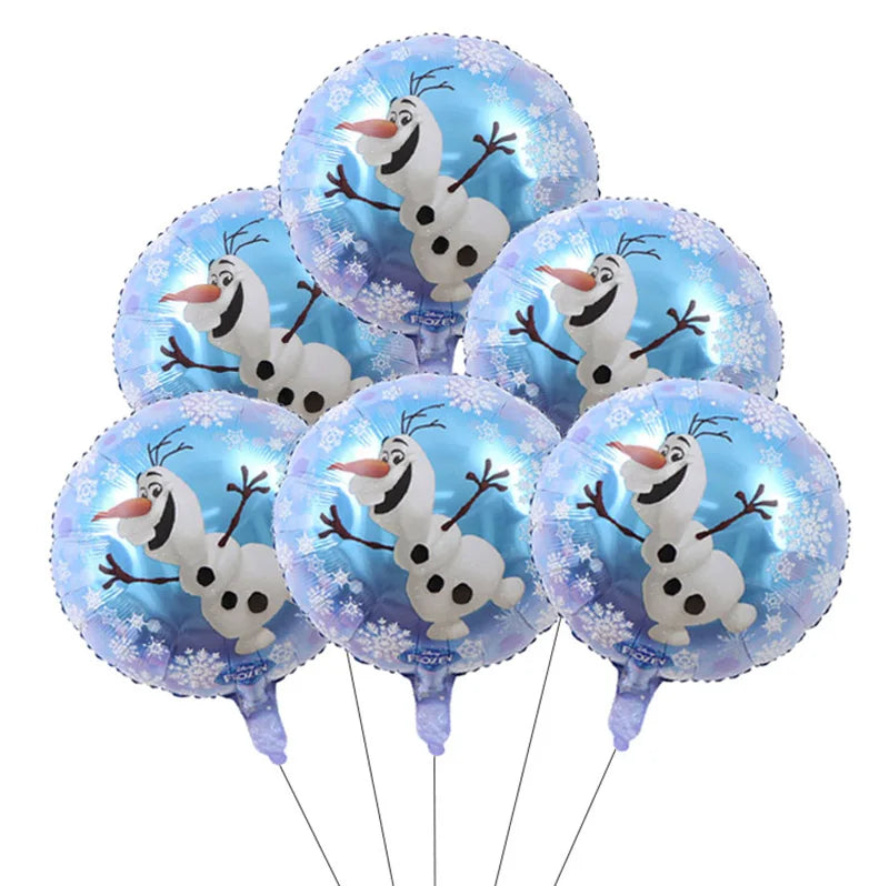 6st set Ballonger med Frost