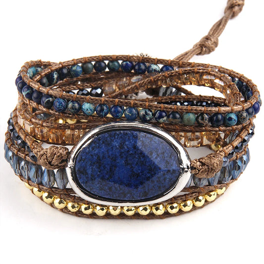 Armband med ädelsten pärlor