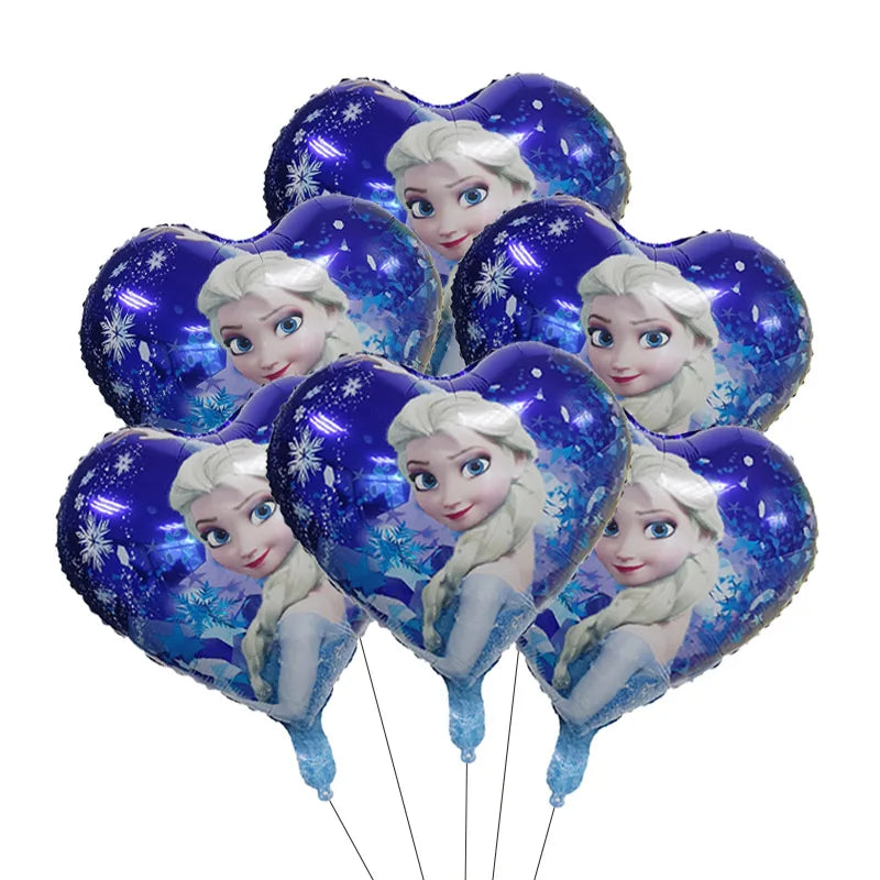 6st set Ballonger med Frost