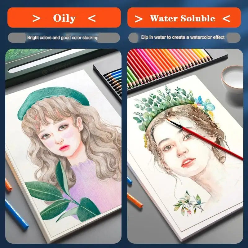 professional water/oil pencils pack of 48/72/120/150/200pcs