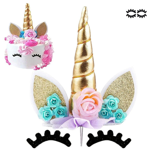 Dekoration tårta unicorn