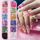 Strass stenar box Nagel konst