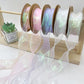 Organza band i metallic glans