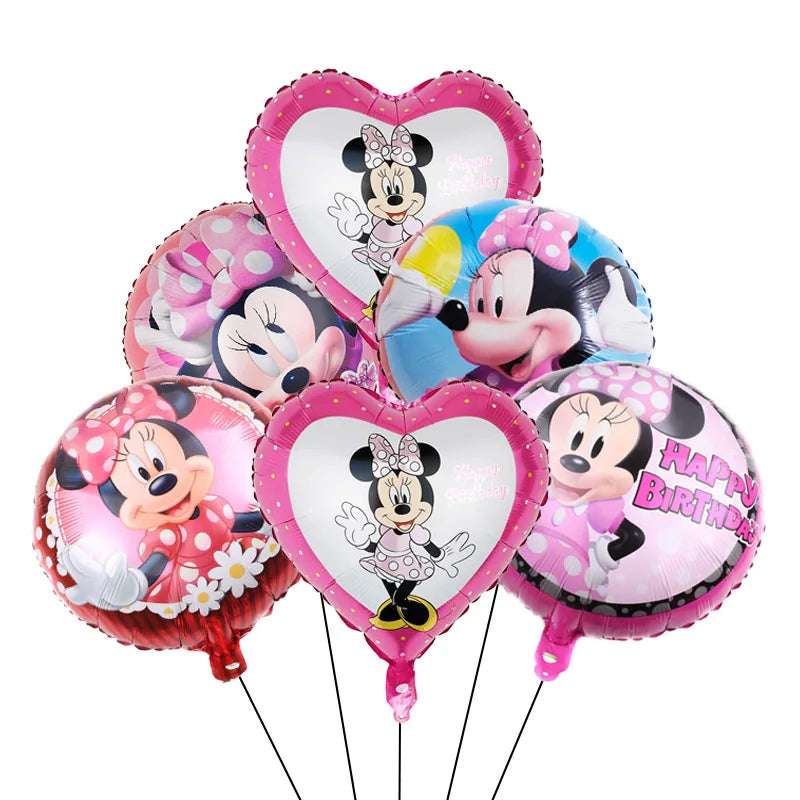 Kalas dekoration med Minnie pigg