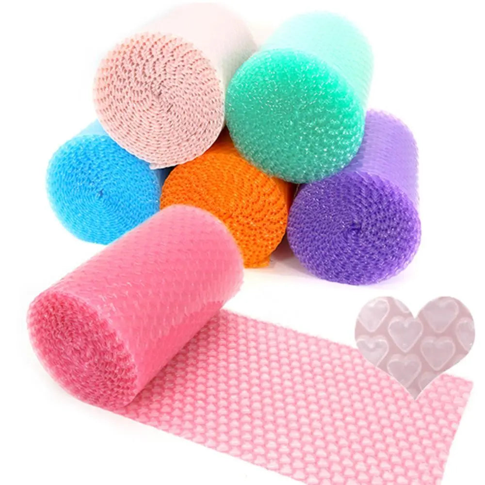 Bubbelplast med hjärtan