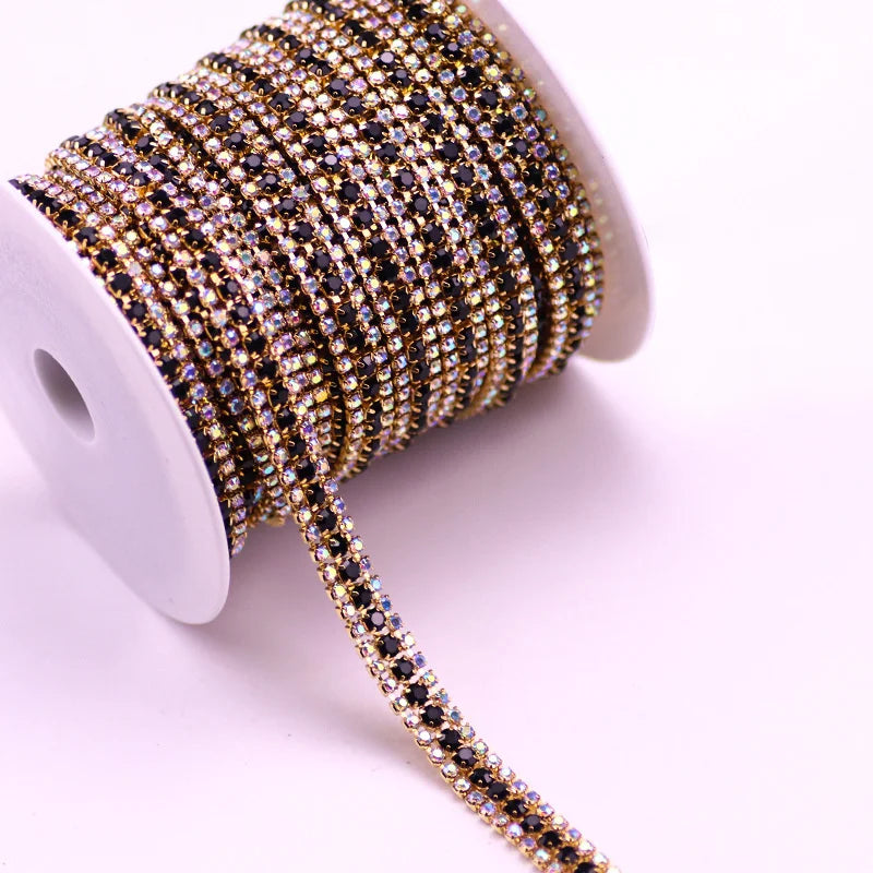 Bredare strass kedja