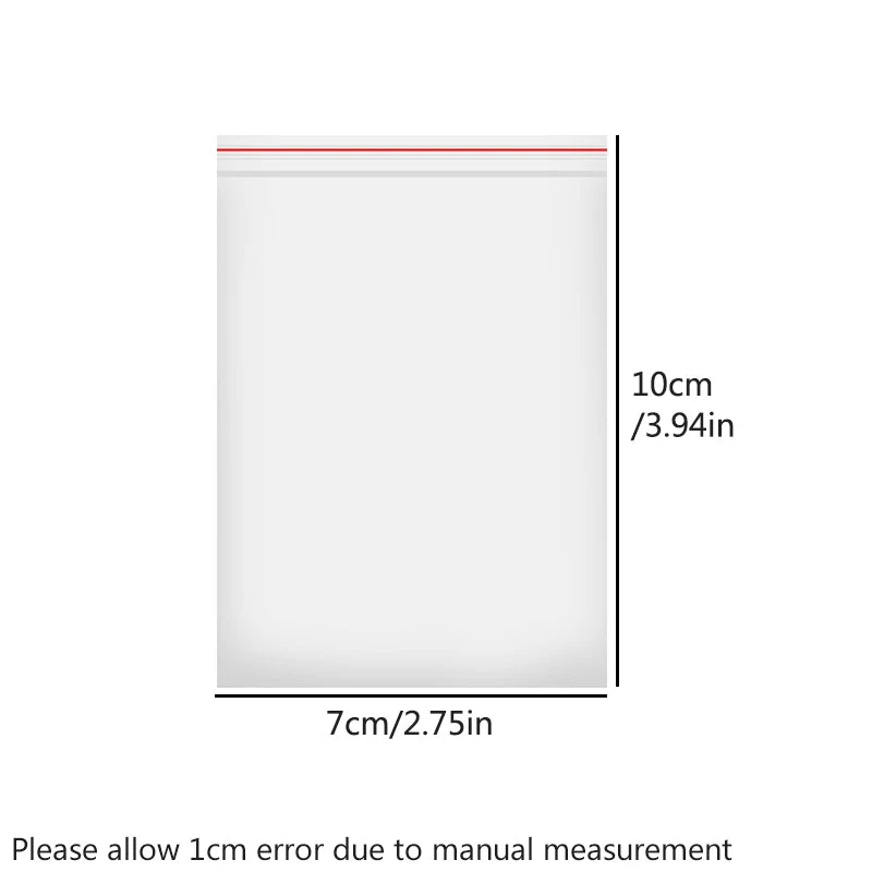 Zipp lock påsar 500st