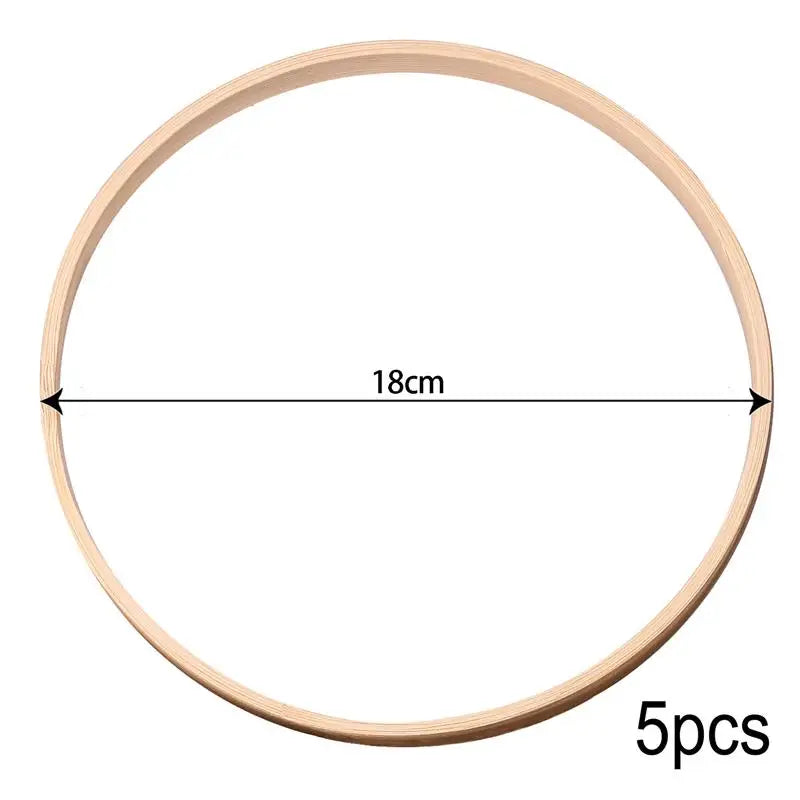 Bambu trä ringar