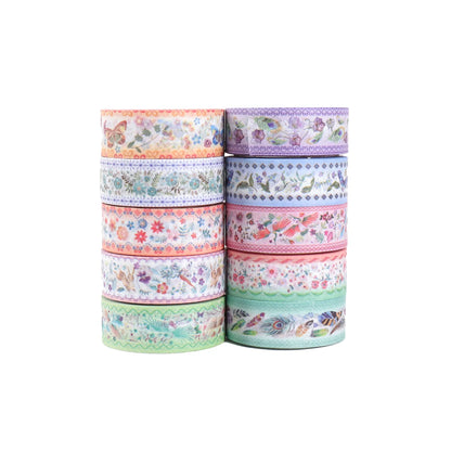 10-pack tejp blommor