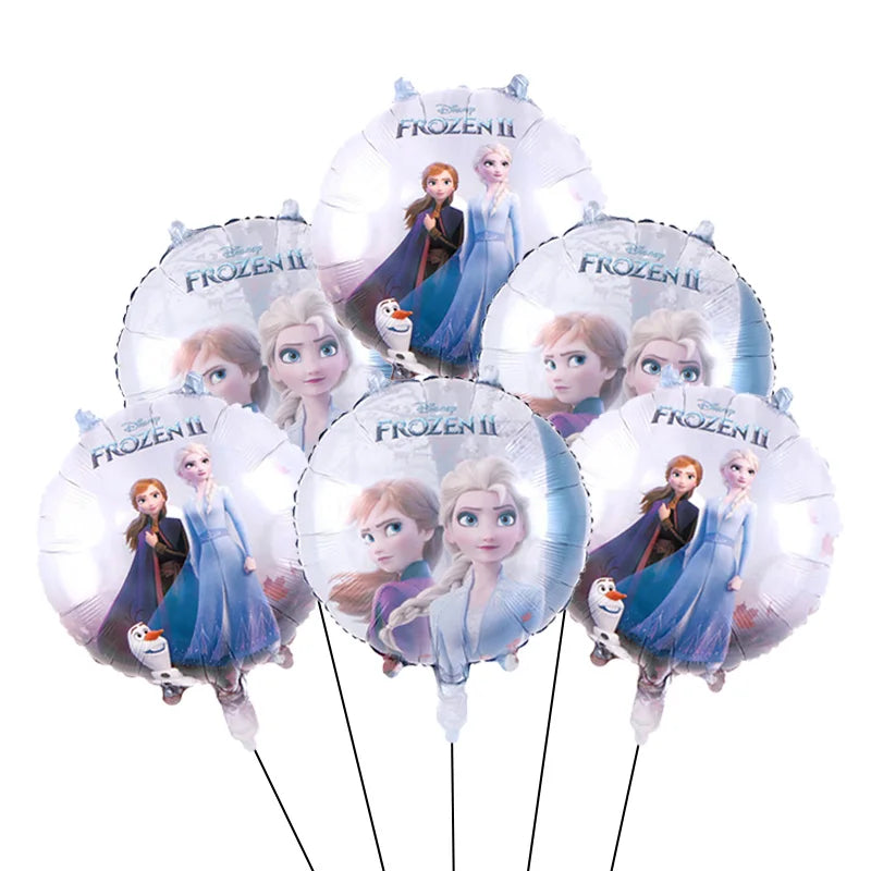 6st set Ballonger med Frost