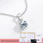 Halsband med berlock Diamant Moissanite