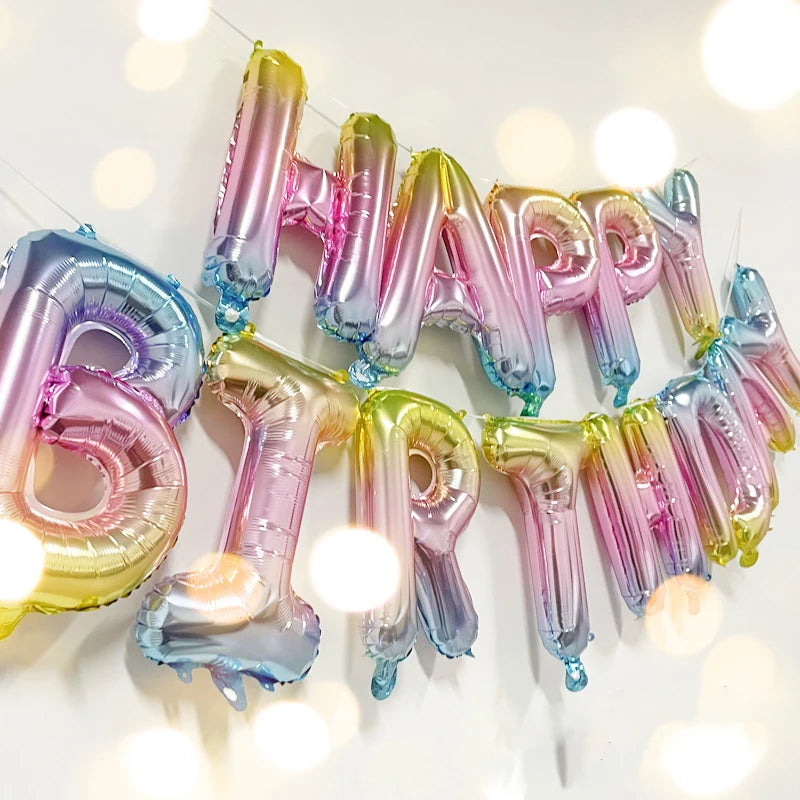Ballong set med Happy Birthday