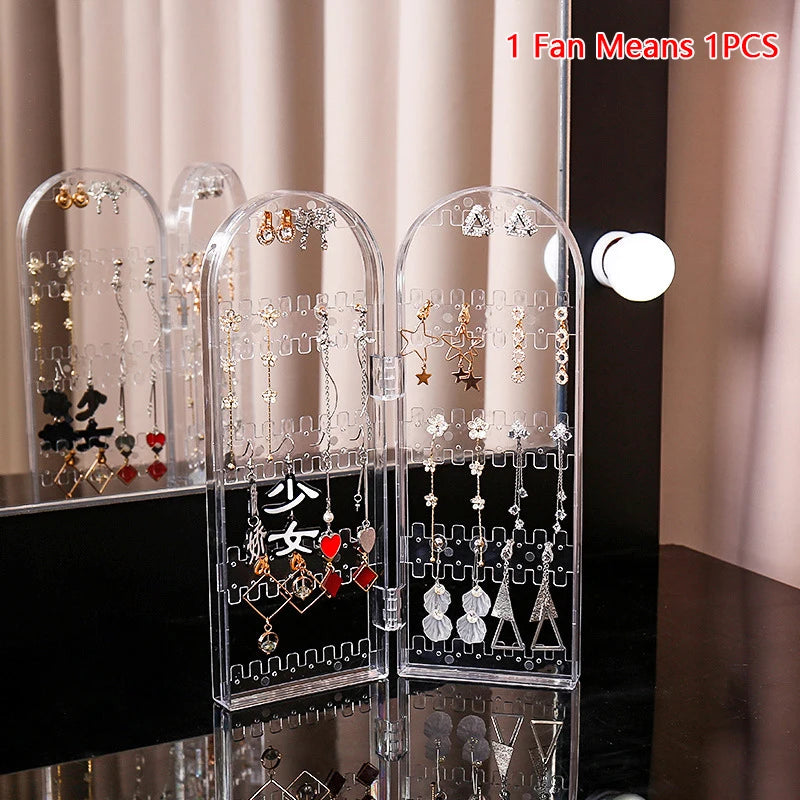 Foldable jewelry stand