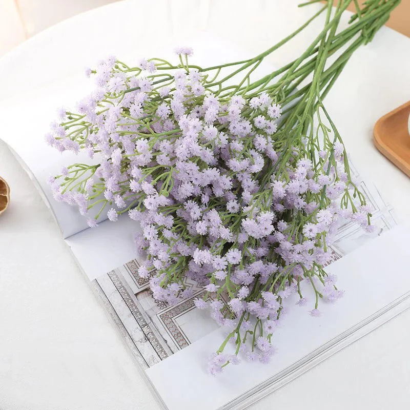 Blombukett fake Gypsophila blommor