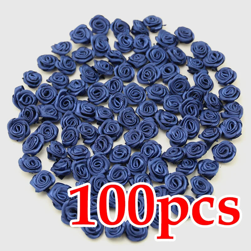 (Mini tyg blommor