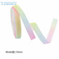 Ribbon grosgrain rainbow colors.