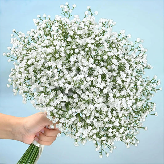 Blombukett fake Gypsophila blommor
