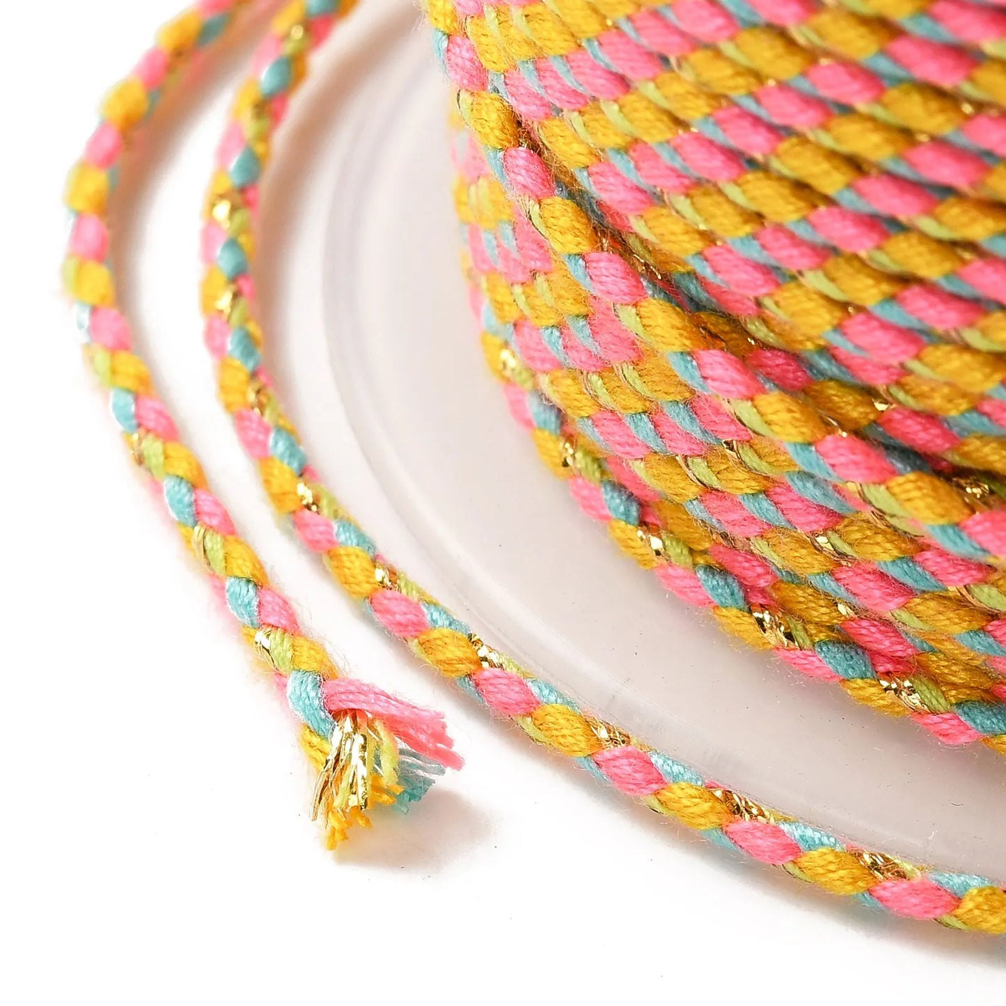 Striped cotton string