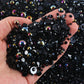 Mixed sizes and colors with Flatback beads