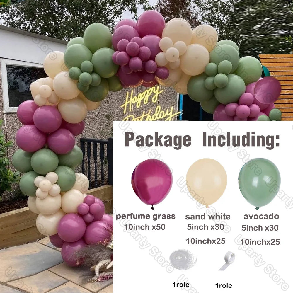 Mixade ballonger på 162st olika färger