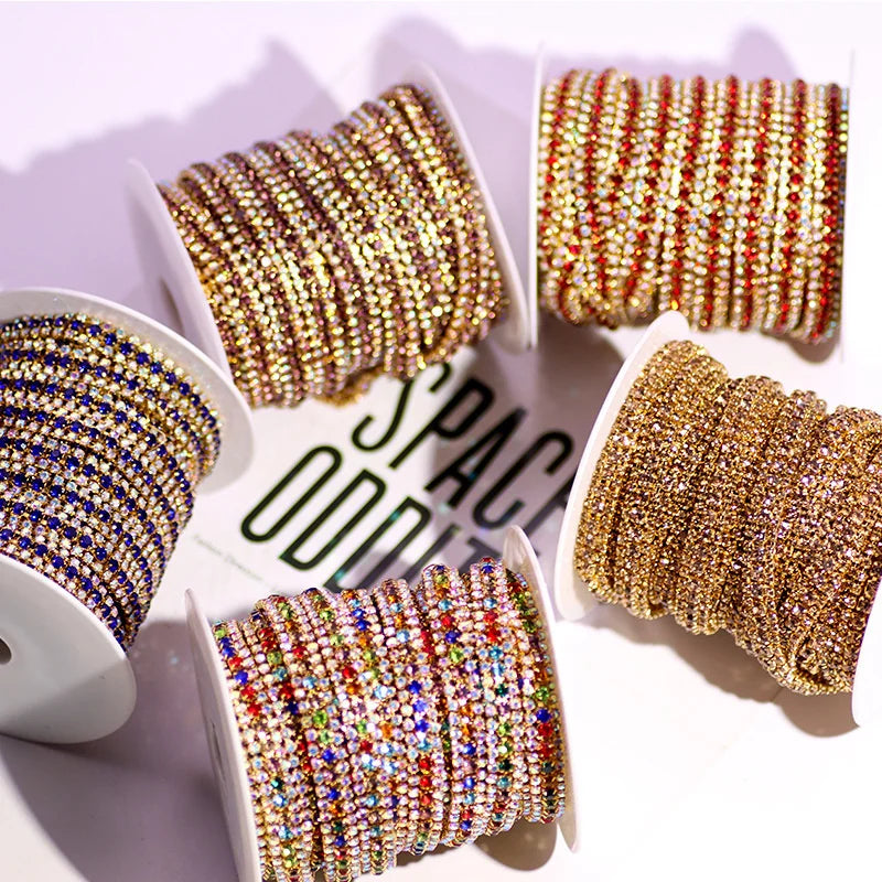 Bredare strass kedja