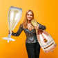 Stora Ballonger champagne flaskor