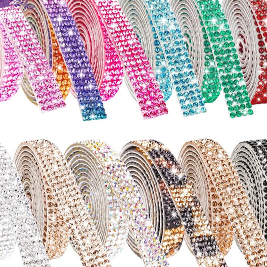 Strass tejp 18st olika färgval