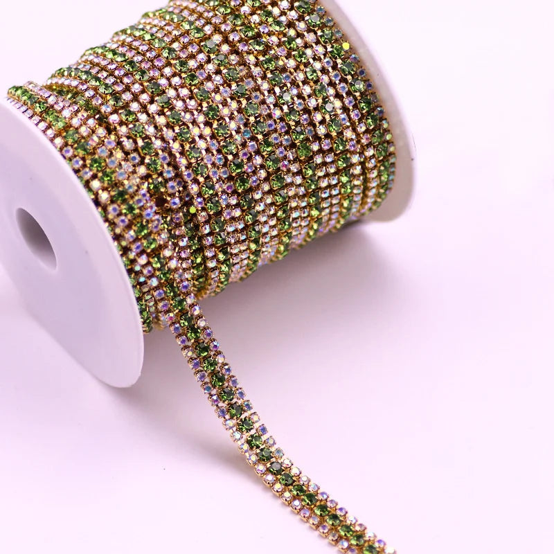 Bredare strass kedja