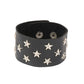 goth punk armband svart läder med nitar i olika motiv