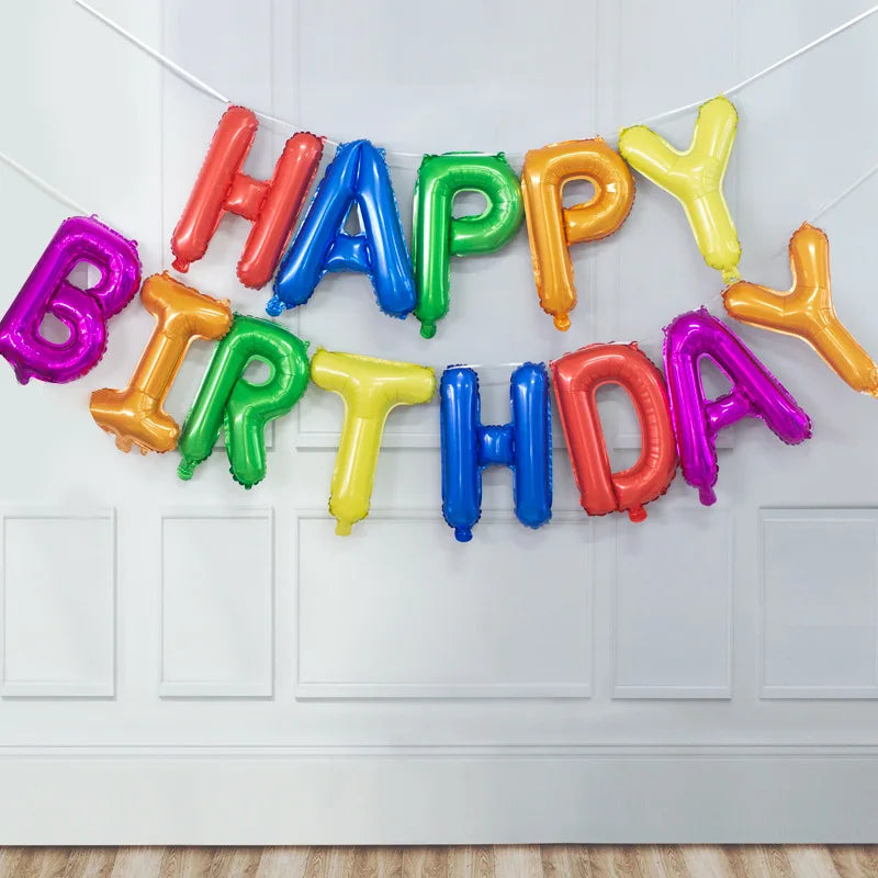 Ballong set med Happy Birthday